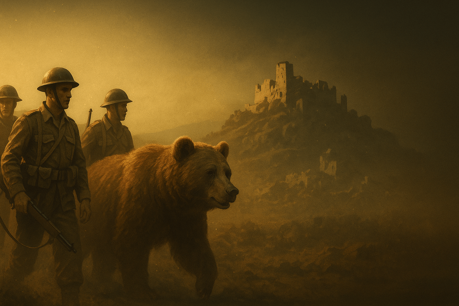 Wojtek the Bear Soldier in WWII